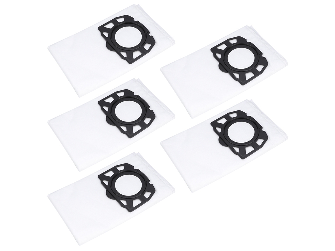 5 Bolsas De Filtro Para Aspiradora Karcher Mv4 Mv5 Mv6 Wd4 Wd5 Wd6 De Tela No Tejida