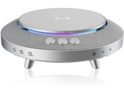 Altavoz Portátil 5.3 Con Potencia De 15w Y Luz Nocturna, Color Gris.