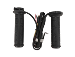 Puños calefactables para motocicleta, resistentes al agua, 12 V CC, con temperatura ajustable, puños eléctricos calefactables | Sin marca