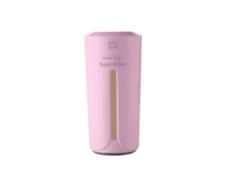 Humidificador con difusor de aceites esenciales (rosa)