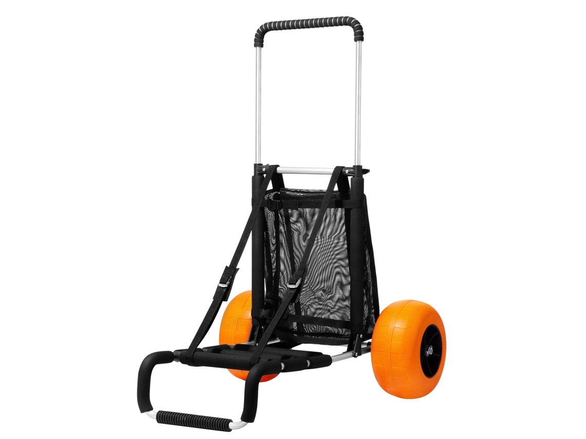 Carrito de playa grande con ruedas Succebuy - Ruedas de espuma de 30 cm para playa y jardinería