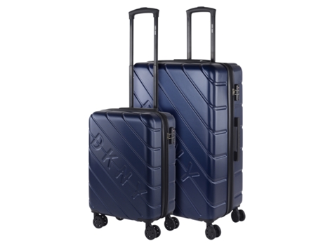 Juego De Maletas Rígidas Abs DKNY DKNY-911 Side Tracked marino (50X76x31 Cm - 100L)
