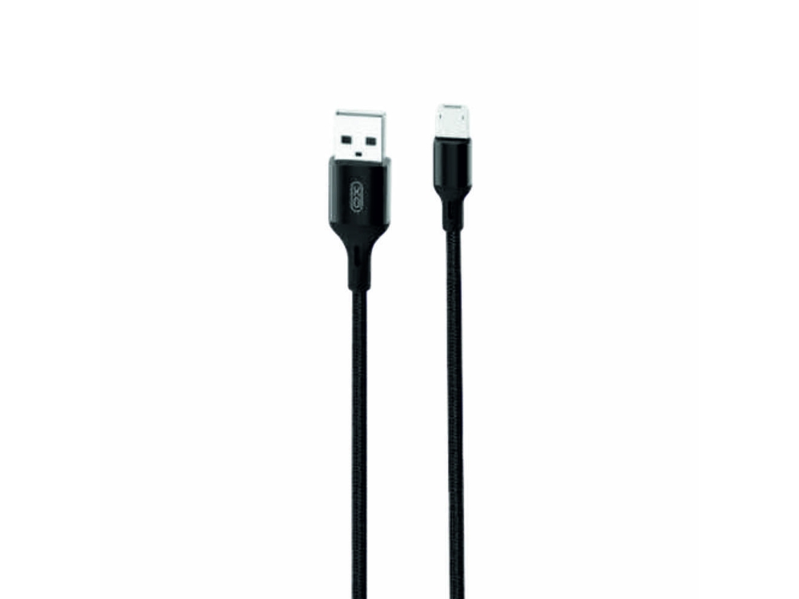 Cable USB-A 2.0 macho / Micro USB 2.1A macho, 2 m, negro XO