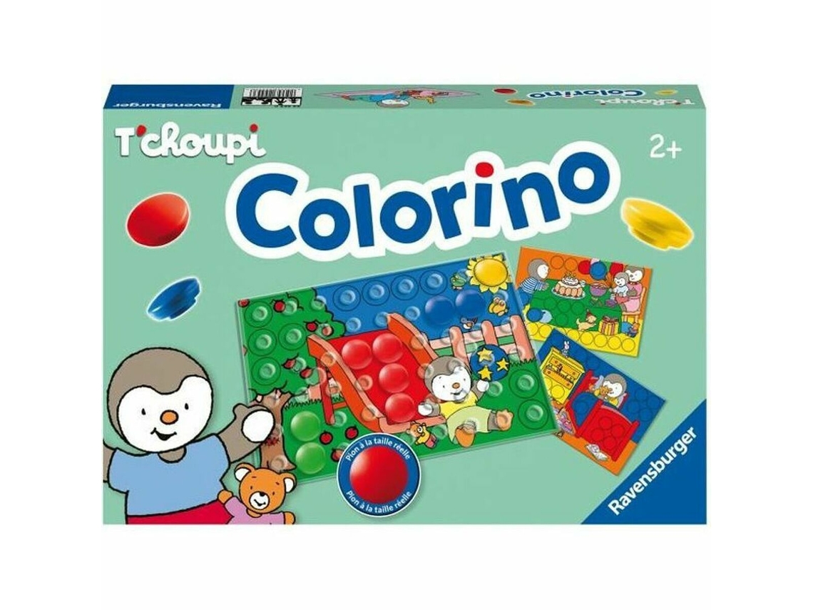 Juego Colectivo RAVENSBURGER T'CHOUPI Colorino (Edad Mínima Recomendada: 8 años - Versión en Francés)