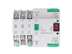 Yncm2026-switch De Transferencia Automática Dual 3p Controlador Ac400v 63a Para Fábrica Granja Montaje En Rail