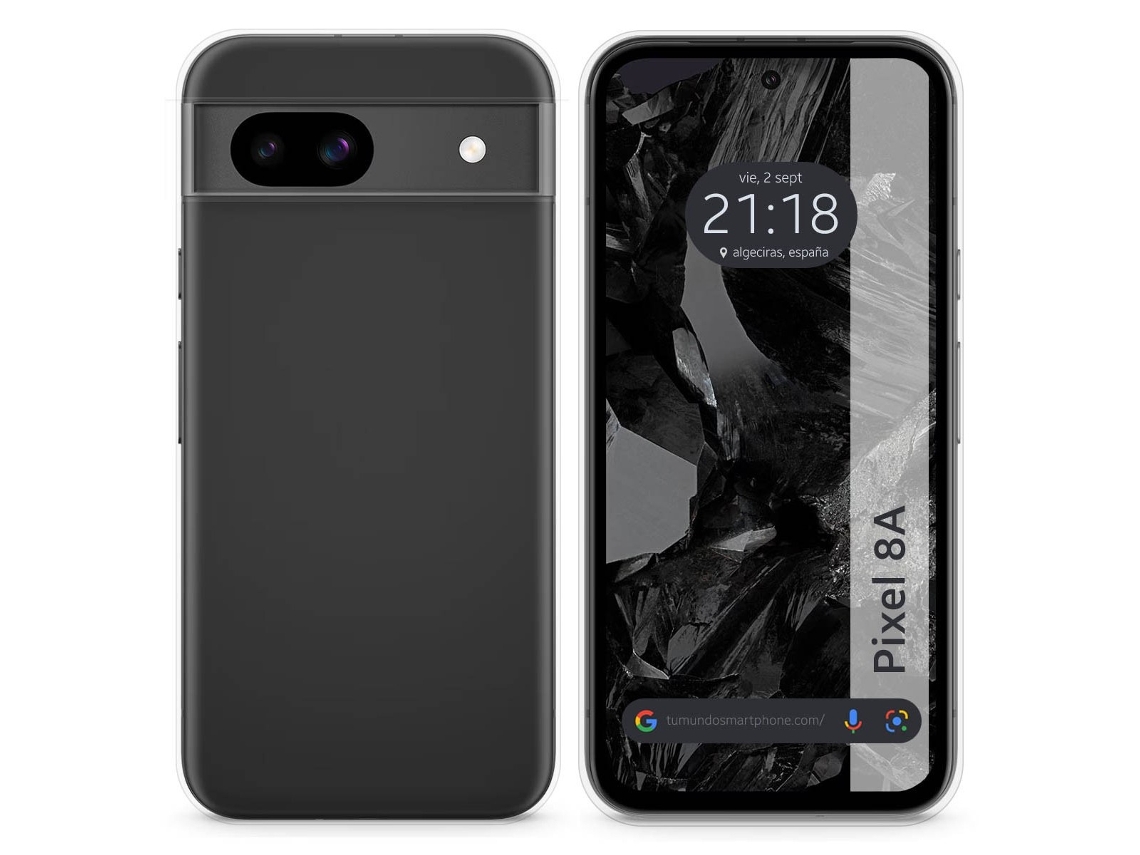 Funda Gel para Google Pixel 8A 5G TUMUNDOSMARTPHONE Transparente
