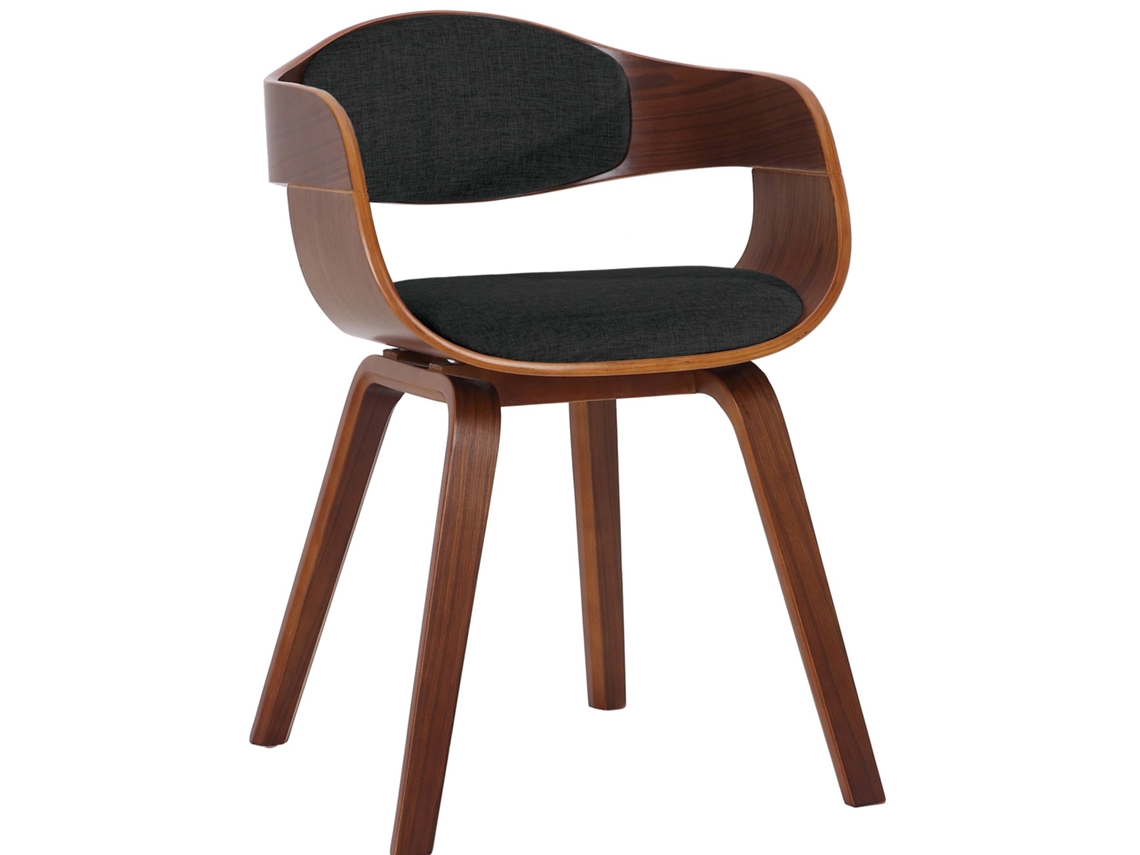 Silla de visita CLP nogal/negro