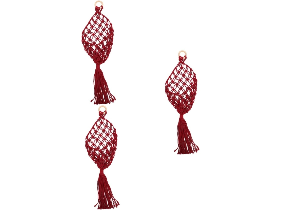 Macramé Asegura Una Buena Circulación De Aire Para Frutas Y Verduras Mantenerlas Frescas Ayudarlas A Madurar