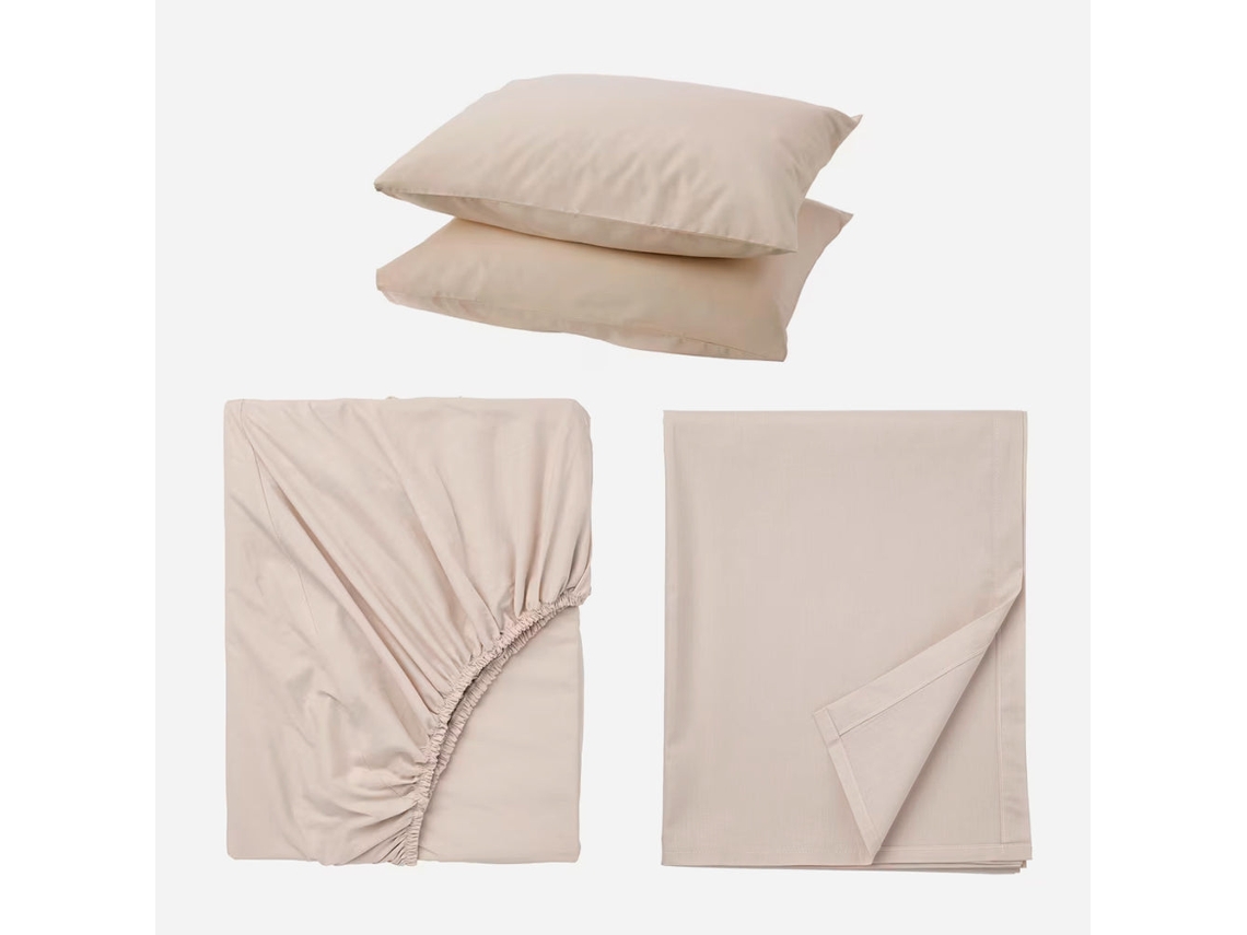 Juego De Cama Completo (cama De 150 Cm) - Caqui