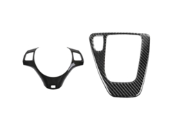 2 piezas de accesorios para coche: decoración del salpicadero, palanca de cambios central y volante.