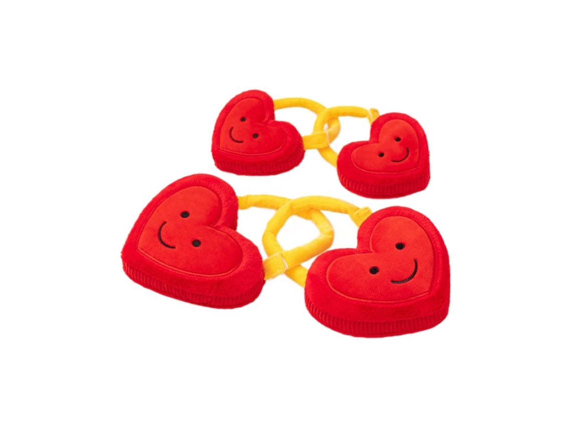 Brinquedo de Pelúcia com Fecho de Coração Vermelho CHABERLU