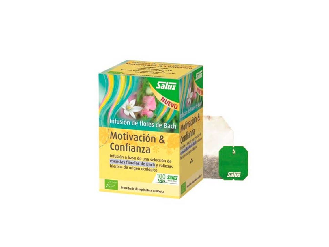 Té SALUS Flores De Bach Infusão Motivação E Confiança (15 saquetas de infusão)