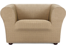 Funda de Sillón EYSA Chester/Klippan Premium Jaz Tejido Multielástico (130 x 110 x 100 cm - Poliéster y Algodón - Beige)