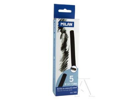 Cajita 5 Barritas Carboncillo Natural Ø 12-14Mm