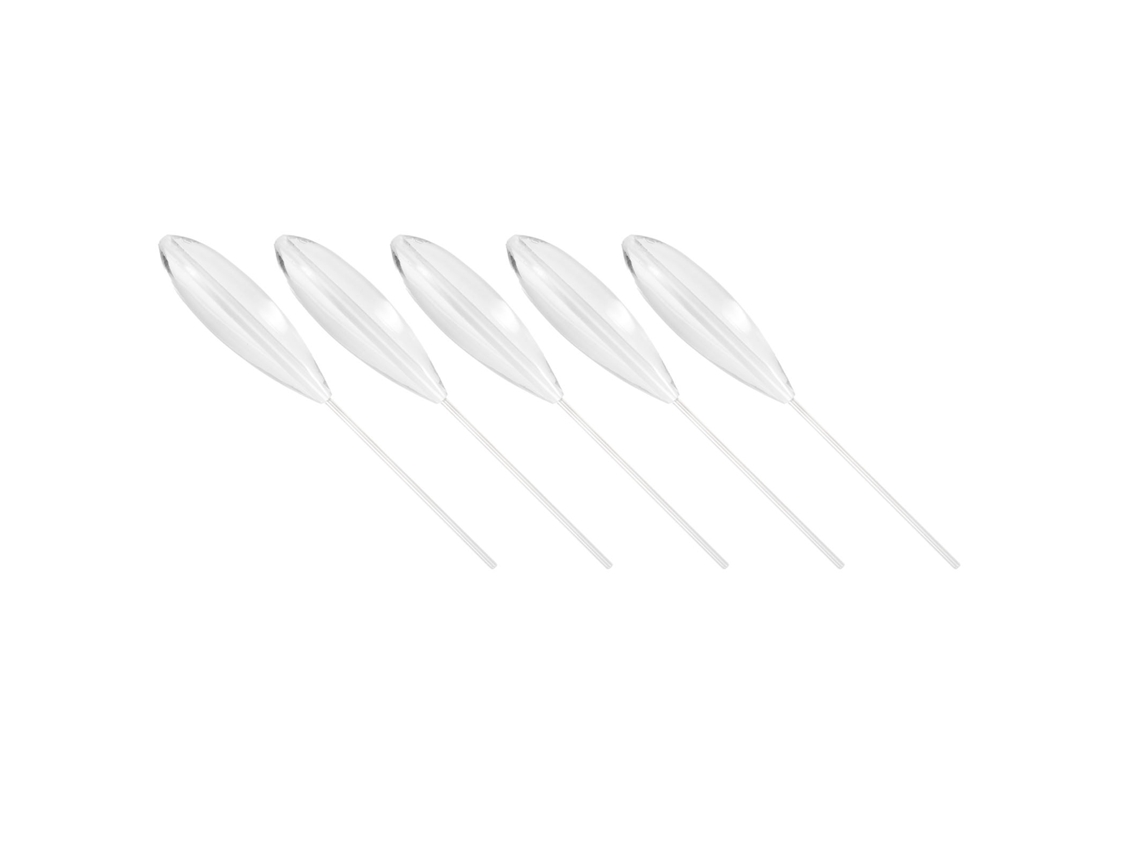 2026rebe-5pcs Bombardas Sumergibles De Plástico Transparente Para Pesca Con Mosca Y Spinning 5g/10g/15g/20g
