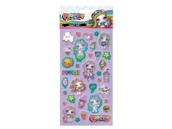 Hoja de calcomanías de Poopsie Licencia para niños
