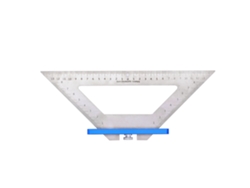 Regla triangular ajustable de aleación de aluminio para trazado | Sin marca