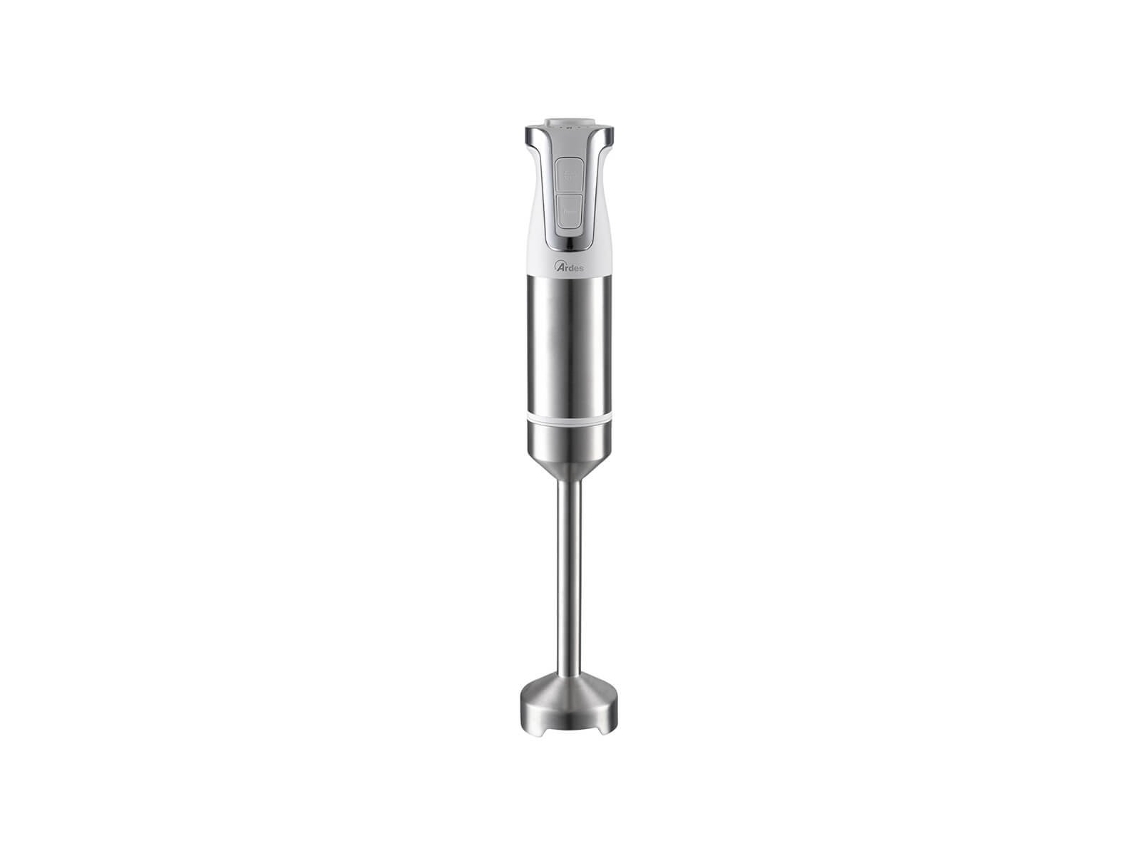 ARDES Armix02 Frullatore Ad Immersione Con Gambo In Acciaio 4 Lame 1000W Bianco