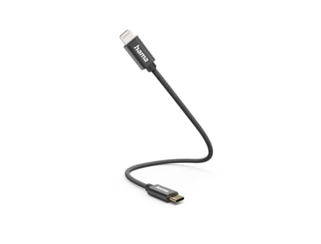 Cable Lightning HAMA Negro