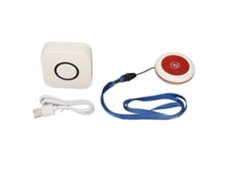 Sistema De Chamada Sem Fio Para Cuidador Botão De Alerta Pager Longa Distância Lar Hospital