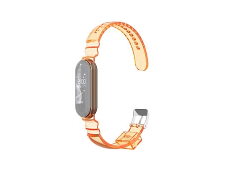 Correa TPU + PU para Xiaomi Mi Band 5/6/7/4/3 - anaranjado