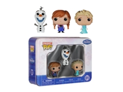 Funko FROZEN Elsa Anna y Olaf Pocket Pop! Paquete de 3 latas.