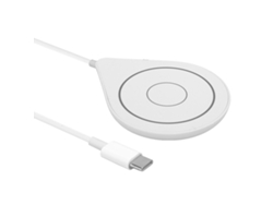 Cargador Magnético Inalámbrico Rápido T15 Para Ios 12, Base De Carga Portátil Blanca