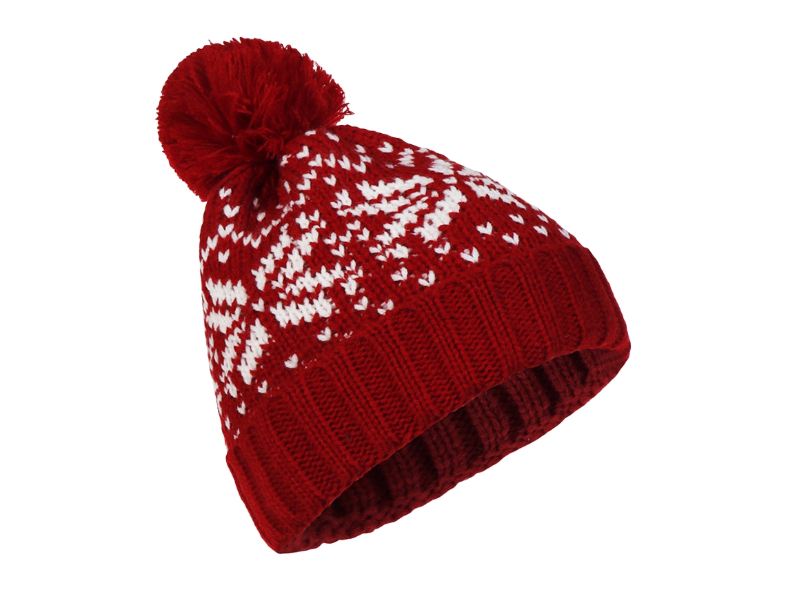 Rebe-gorro De Lana Navideño Con Copos De Nieve Forro Polar Caliente Antiviento Para Mujer Hombre Esquí Ciclismo