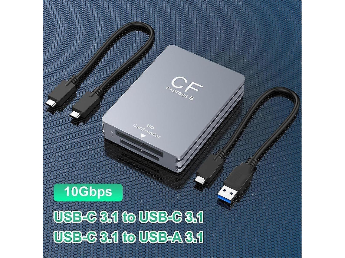 Lector de tarjetas USB C TFSD XD 3 en 1 para portátil, teléfono, tableta, DB
