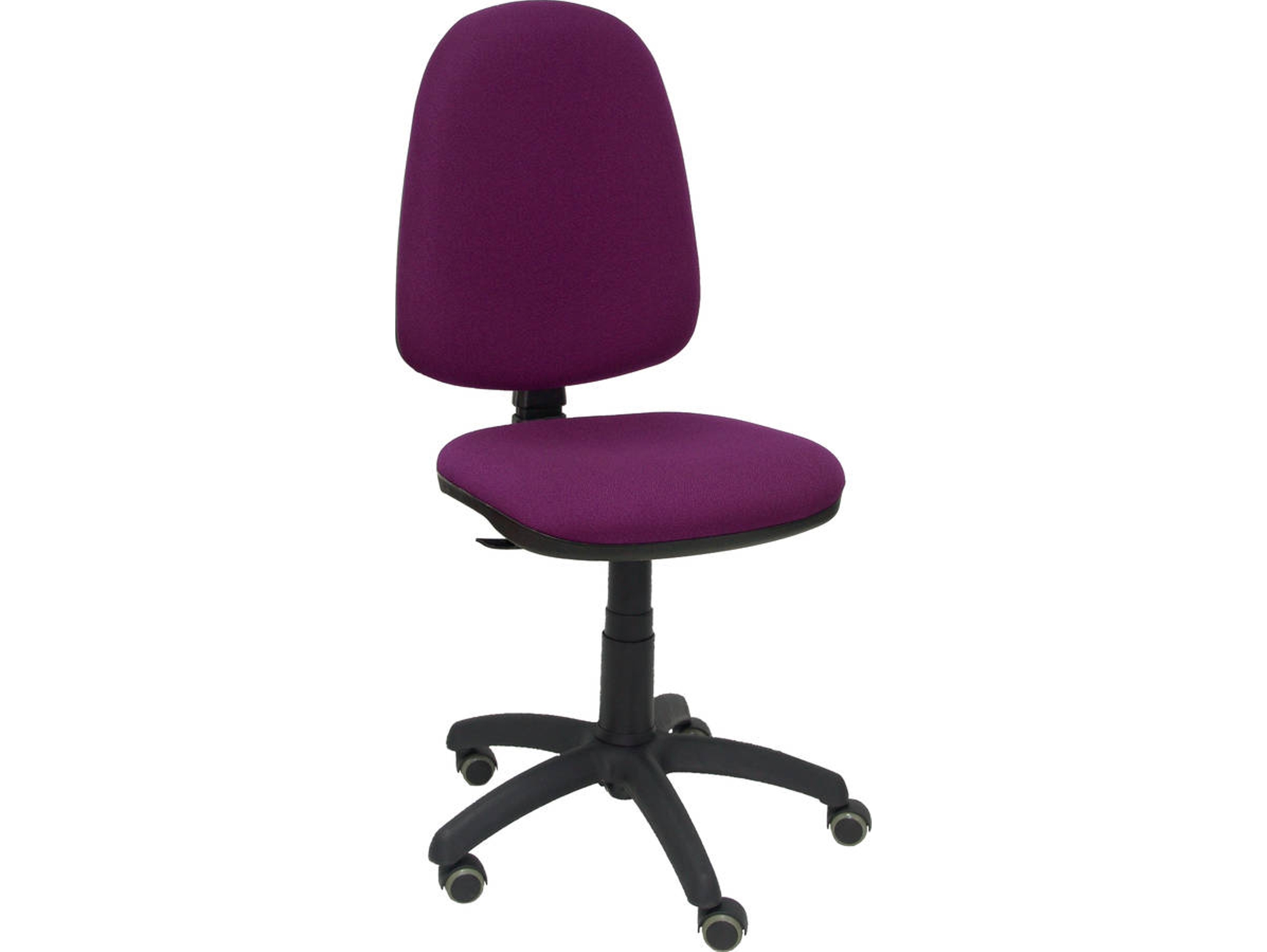 Silla de Escritorio Operativa PYC Ayna Morado RP con ruedas de parqué (Sin Brazos - Tejido)
