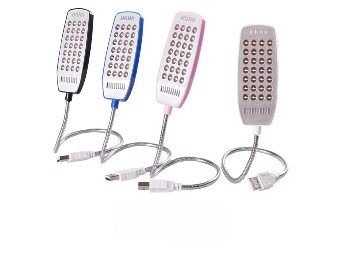 Lámpara De Ambiente Led Ultrabrillante Con 28 Led Y Puerto Usb (recargable, Con Interruptor), Lámpara De Lectura Portátil Para Ordenador Y D