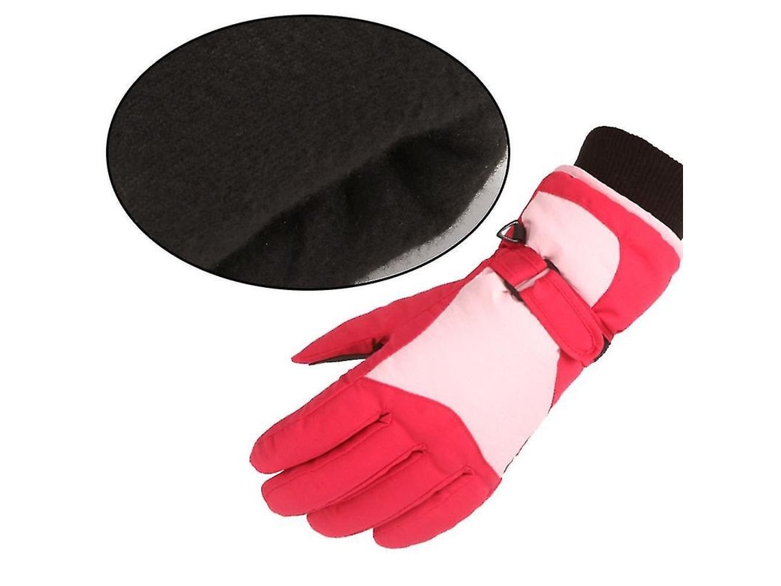 2026-guantes De Esquí Para Niños Resistentes Al Agua Y Viento Con Cierre Ajustable De Muñeca Y Diseño De Color Especial Antideslizante