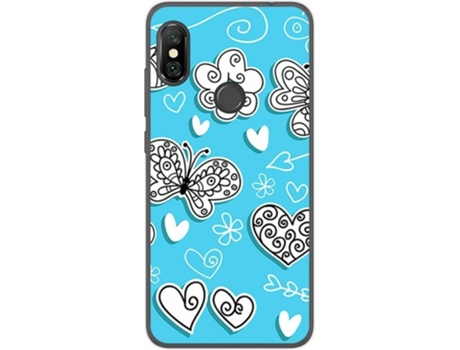 Carcasa Xiaomi Redmi Note 6 Pro TUMUNDOSMARTPHONE Mariposas Multicolor