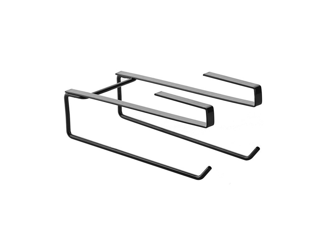 Soporte Para Toallas De Papel Debajo Del Gabinete Con Dos Postes Metálicos Multifuncionales Para Cocina.