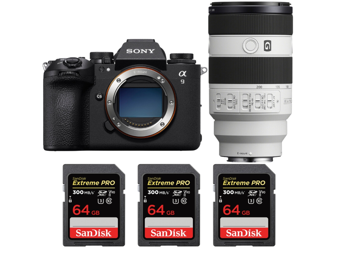 Sony A9 Iii + Fe 70-200mm F/4 Macro G Oss Ii + 3 Sandisk 64gb Uhs-ii 300mb/s + Ebook “20 Consejos Para Fotos Que Impactan”