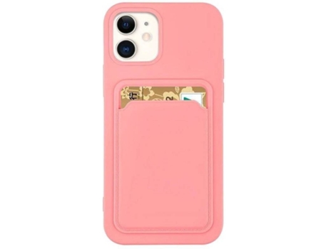 Carcasa Samsung Galaxy A72 4G LMOBILE Porta Tarjeta Rosa