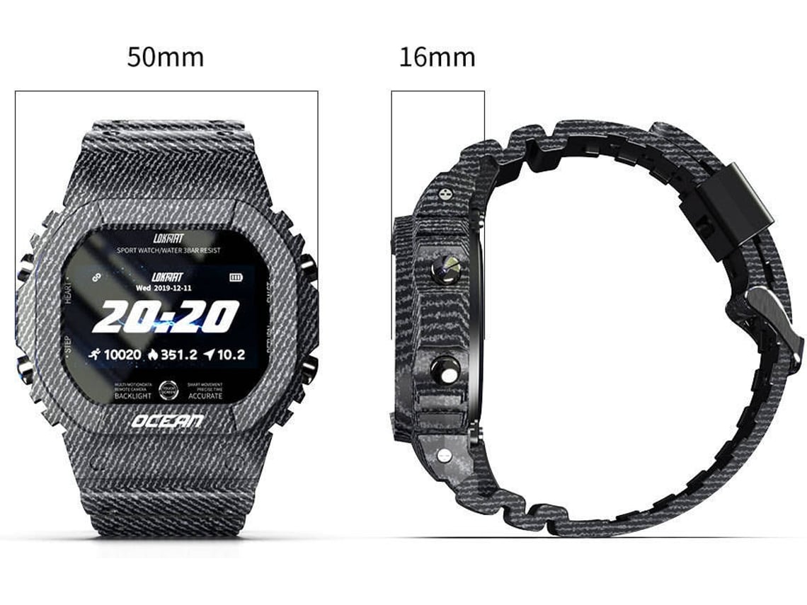 Smartwatch LOKMAT Ocean Rojo