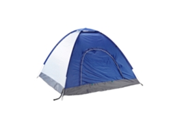Relaxdays Tienda Pop-up Playa, 2-3 Pers., Tamaño Compacto, Protección Uv 50+, 135x200x200 Cm, Azul/antracita