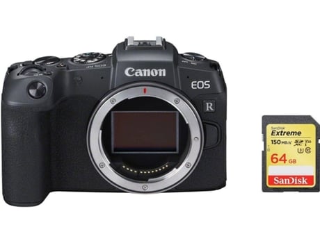 Cámara Instantánea CANON EOS RP + Tarjeta SD 64GB (Full Frame)