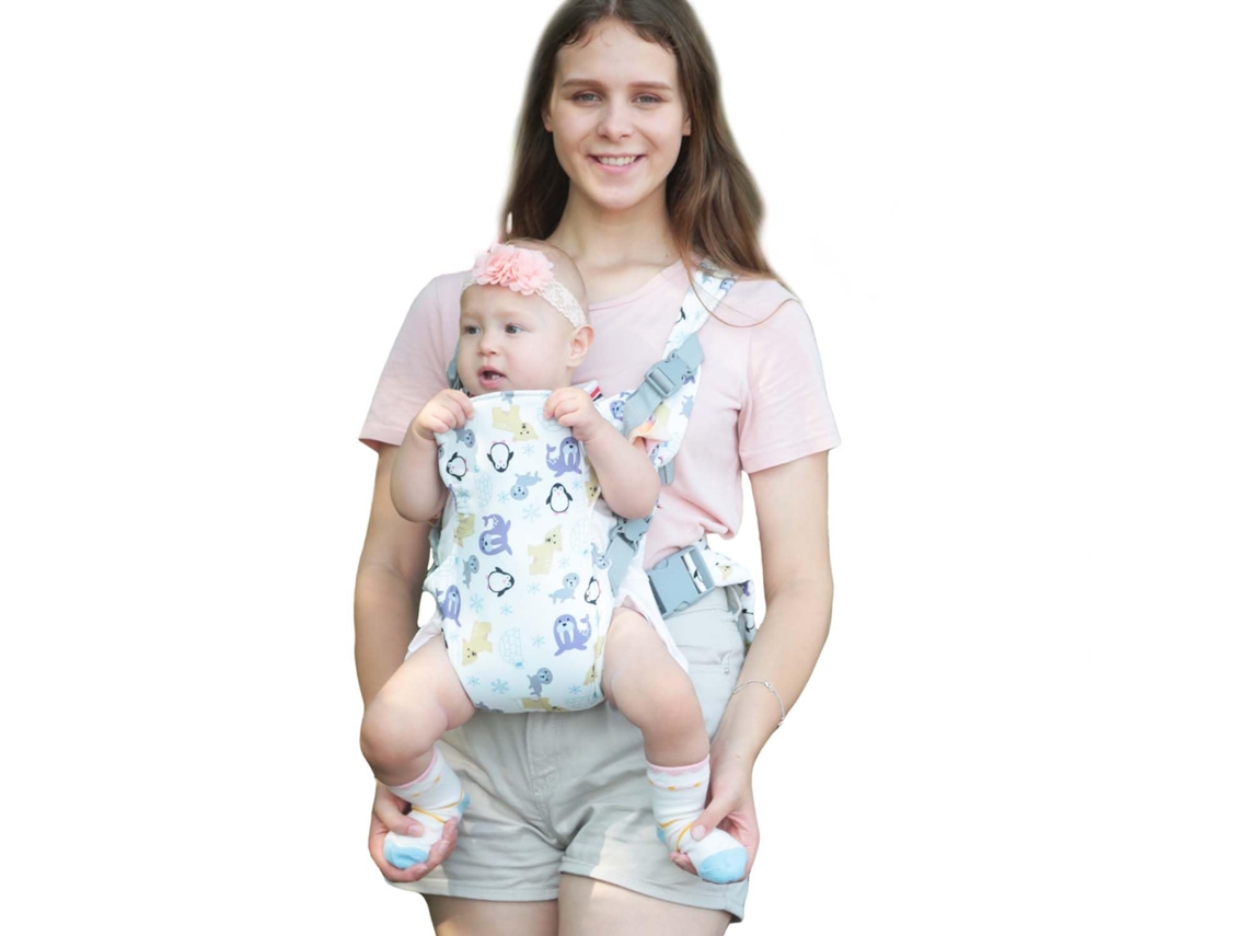 Portabebés versátil, ligero y transpirable, apto para bebés de 3 a 18 meses. CZHHMART (modelo Pingüino)