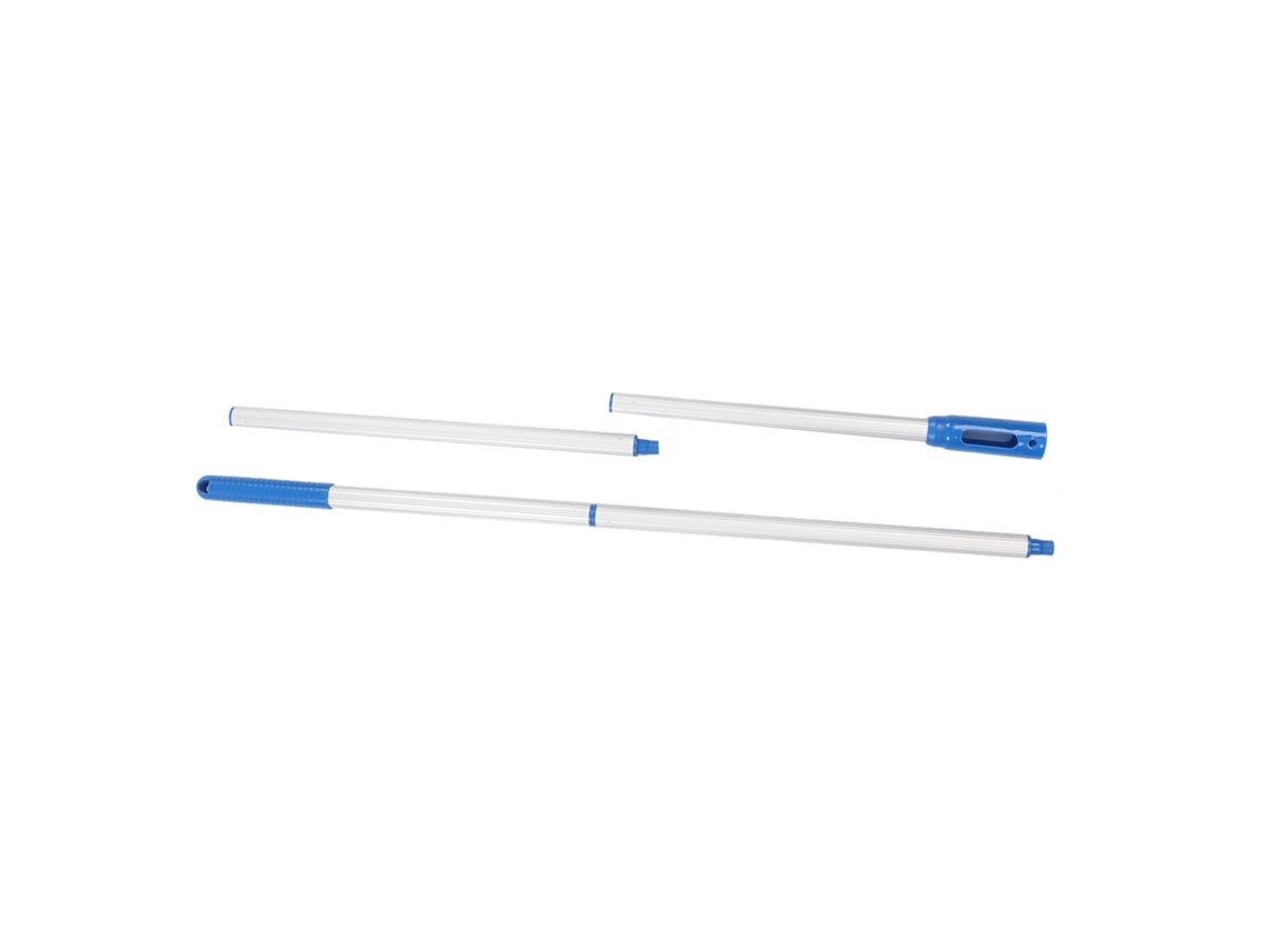 Poste telescópico de aluminio, 4 secciones, 1,6 m, para piscinas