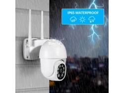 Cámara de seguridad PTZ inalámbrica para exteriores con Wi-Fi, 1080p, 2 MP