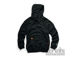 SCRUFFS T55406 Sudadera con capucha Eco Worker, color negro