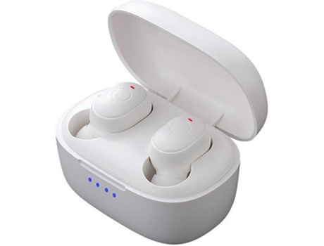 Auriculares Bluetooth True Wireless SMARTEK TWS-911W (In Ear - Micrófono - Blanco)