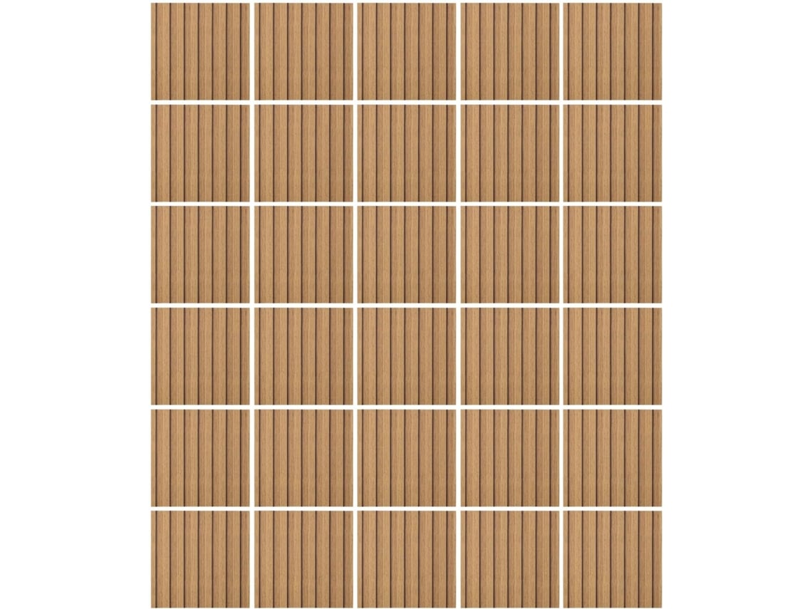 Paneles Madera Autoadhesivos Pvc Impermeables 30x30 30 Unidades Decoración Moderna Paredes Renovación
