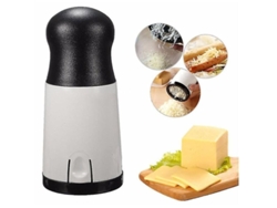 Rallador De Queso Manual Con Cuchilla Ajustable De Acero Inoxidable Y Abs.