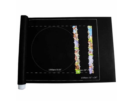 Tapete puzzle en Fieltro - Negro