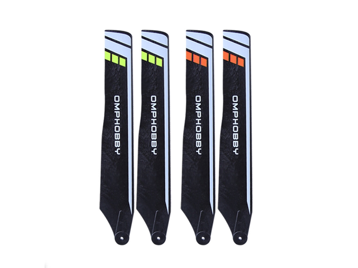 Orangeomphobby M1 V1 Rc Helicopter Spare Parts 125mm Main Blades - Hard