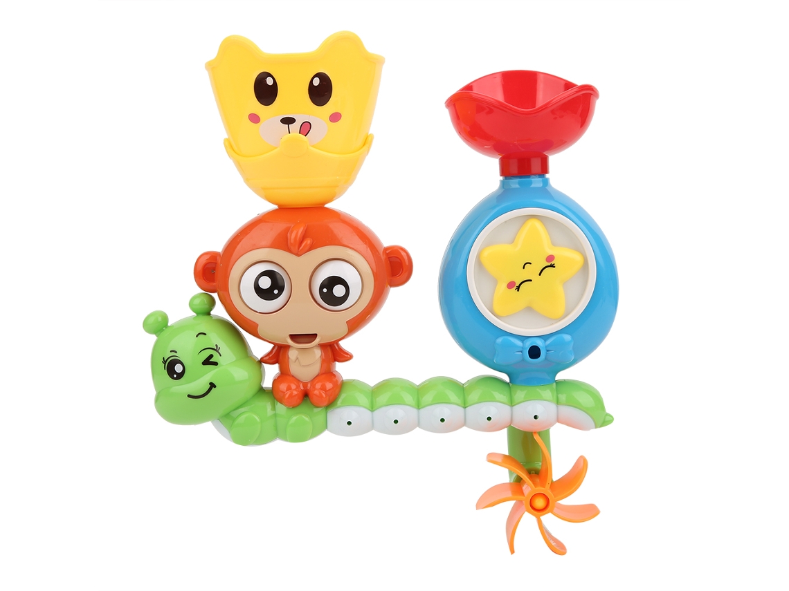 Juguetes De Baño Para Bebés Con Lindos Diseños De Dibujos Animados, Plástico Verde.