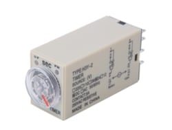 Relé Temporizador H3y-2 8 Pines Ajustable 0-3s 24vdc Para Electrodomésticos Suministros Eléctricos